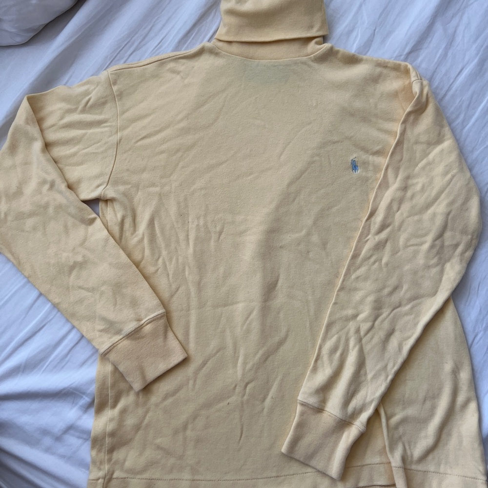 Butter Yellow Turtleneck Sweater